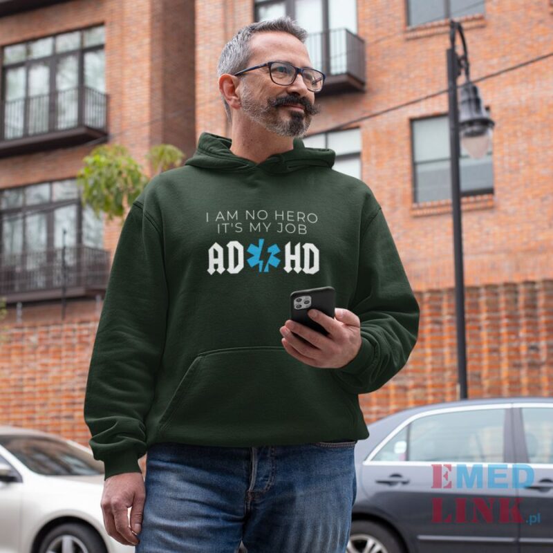 Bluza dla ratownika medycznego ADHD - ciemnozielona